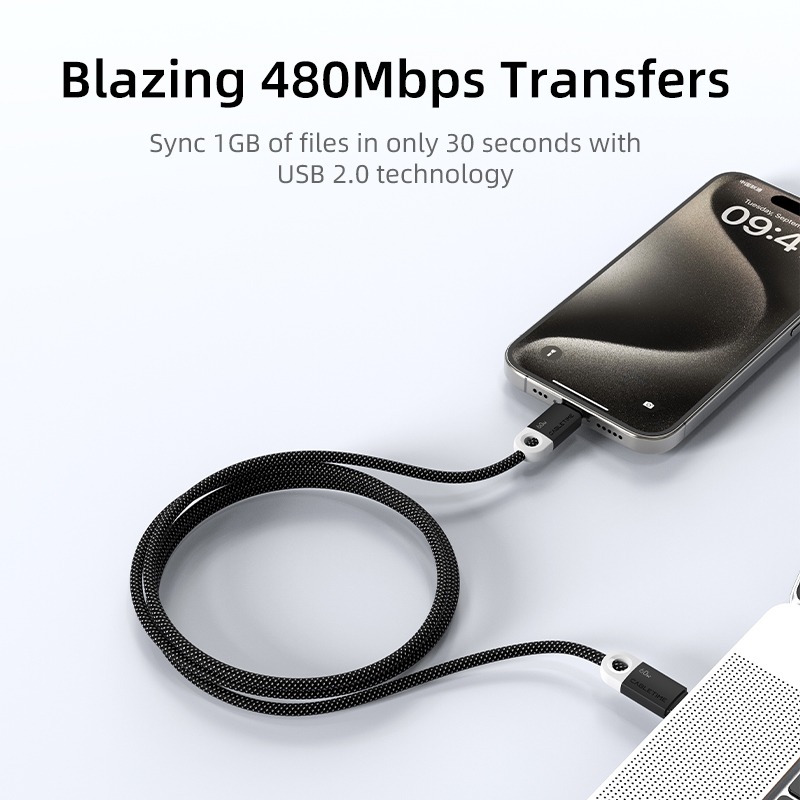 Кабель CABLETIME USB Type-C (M) - Type-C (M) PD60W 1 м Black (CUP4H) Длина 1