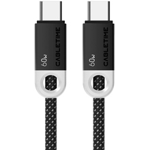 Кабель CABLETIME USB Type-C (M) - Type-C (M) PD60W 1 м Black (CUP4H)