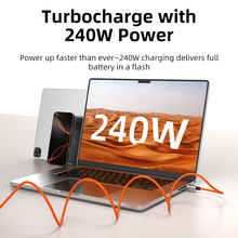 Кабель CABLETIME USB Type-C (M) - Type-C (M) PD240W 2 м Orange (CU06L)