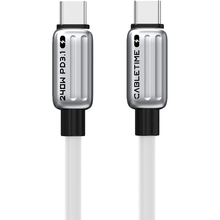 Кабель CABLETIME USB Type-C (M) - Type-C (M) PD240W 2 м (CU07L) Silver (CA915736)
