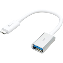 Кабель J5CREATE JUCX05-N USB OTG - USB Type-C 0.1м White