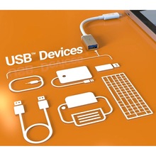 Кабель J5CREATE JUCX05-N USB OTG - USB Type-C 0.1м White