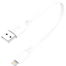 Кабель FONENG X107 25CM Silicone Flat Cable 2.4A USB-A to Apple Lightning (X107-CA-IP)