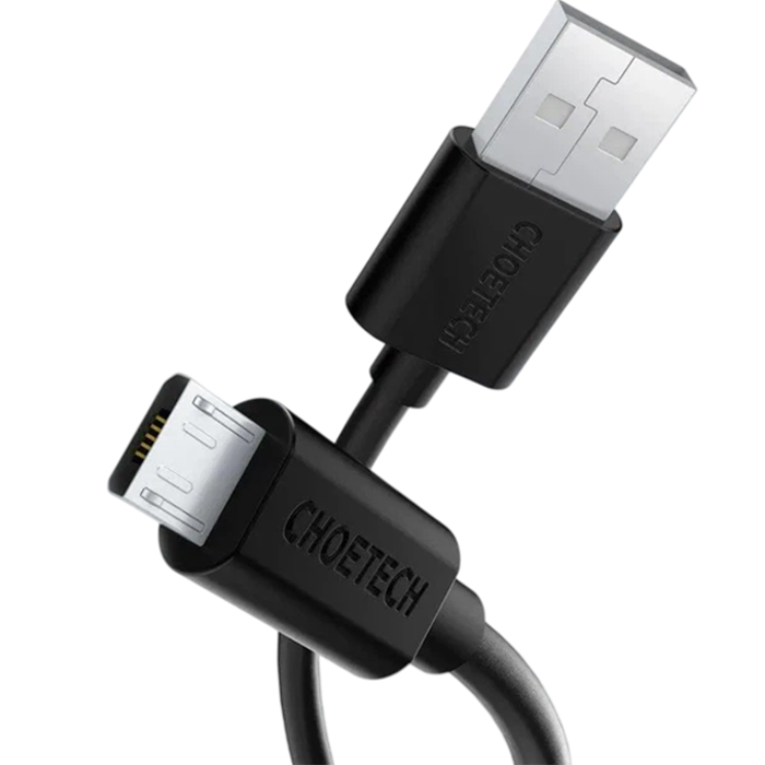Кабель CHOETECH USB-A to micro USB 1.2 м PVC Cable (AB003)
