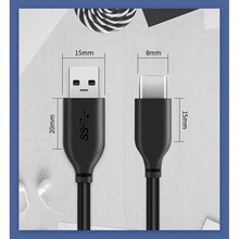 Кабель CABLETIME CA42J USB 3.0 - USB Type-C AM 1.5 м Black (CA915439)