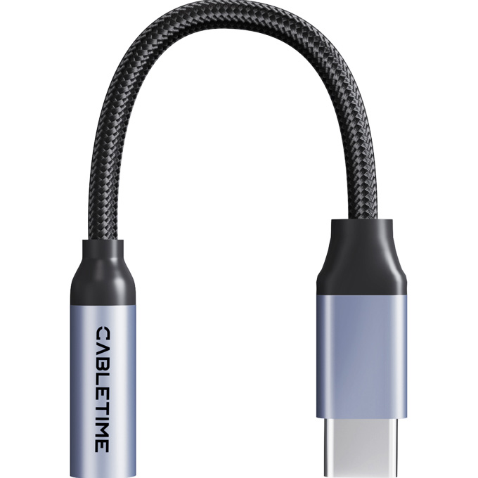Кабель CABLETIME USB Type-C (M) - 3.5 мм (F) (CA915361)