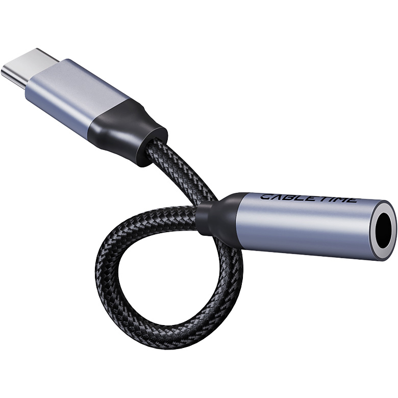 Кабель CABLETIME USB Type-C (M) - 3.5 мм (F) (CA915361) Тип USB Type-С - аудіо 3.5 мм