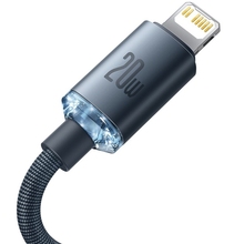 Кабель BASEUS Crystal Shine Series Fast Charging Data Cable Type-C to Lightning 20W 2 m Black (CAJY000301)