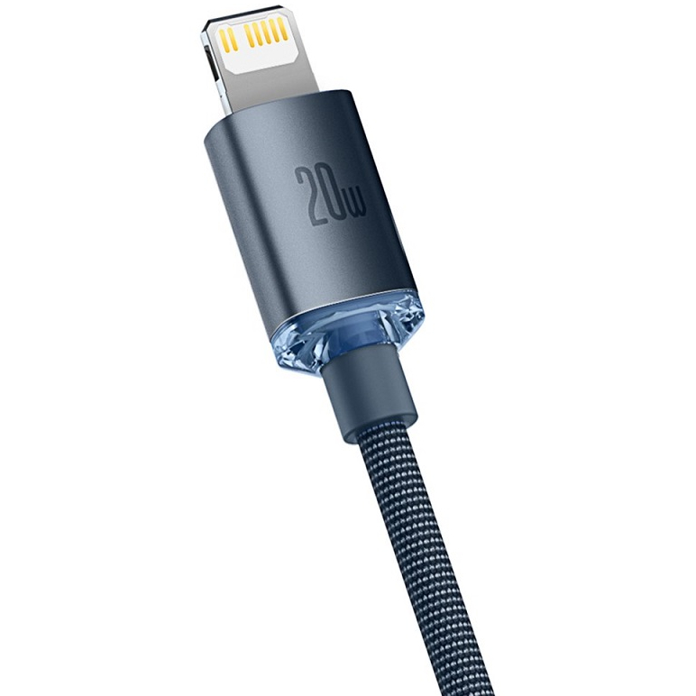 Фото 4 Кабель BASEUS Crystal Shine Series Fast Charging Data Cable Type-C to Lightning 20W 2 m Black (CAJY000301)