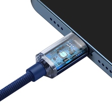 Кабель BASEUS Crystal Shine Series Fast Charging Data Cable Type-C to Lightning 20W 2 m Blue (CAJY000303)