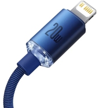 Кабель BASEUS Crystal Shine Series Fast Charging Data Cable Type-C to Lightning 20W 2 m Blue (CAJY000303)