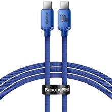 Кабель BASEUS Crystal Shine Series Fast Charging Data Cable Type-C to Type-C 100W 1.2 m Blue (CAJY000603)