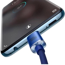 Кабель BASEUS Crystal Shine Series Fast Charging Data Cable Type-C to Type-C 100W 1.2 m Blue (CAJY000603)