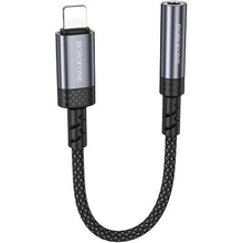 Переходник BOROFONE BV24 iP to 3.5mm Metal Grey (6941991120398)