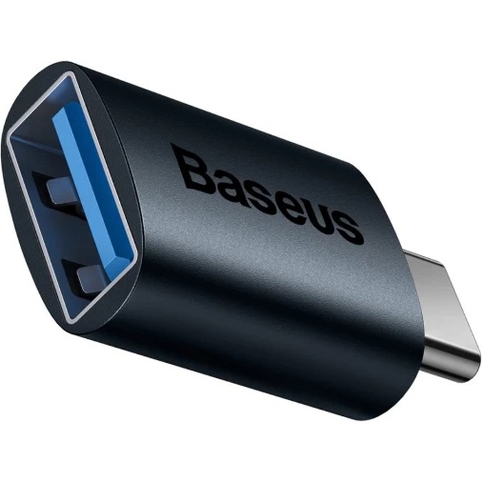 Адаптер BASEUS Ingenuity Mini OTG Type-C to USB-A 3.1 Blue (ZJJQ000003) Тип USB - USB Type-С