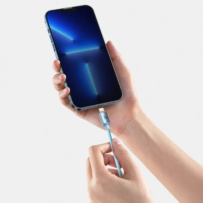 В интернет магазине Кабель BASEUS Gem Fast-Charging Data Cable USB-C to Lightning 20W 1 m Galaxy Blue (P10373001311-00)