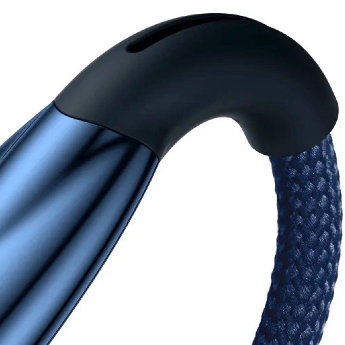 Кабель BASEUS Glimmer Series Fast Charging Data Cable Type-C to Type-C 100W 1 m Blue (CADH000703) Підсвітка False