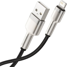 Кабель BASEUS Cafule Series Metal Data Cable USB to Lightning 2.4A 0.25 m Black (CALJK-01)