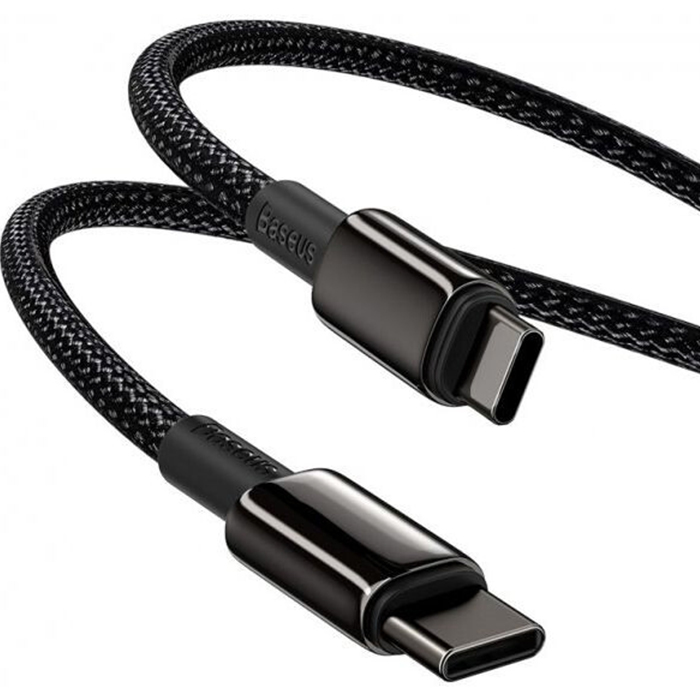 Кабель BASEUS 100W USB Type-C to USB Type-C 2 м CATWJ-A01 Black (947514) Подсветка False