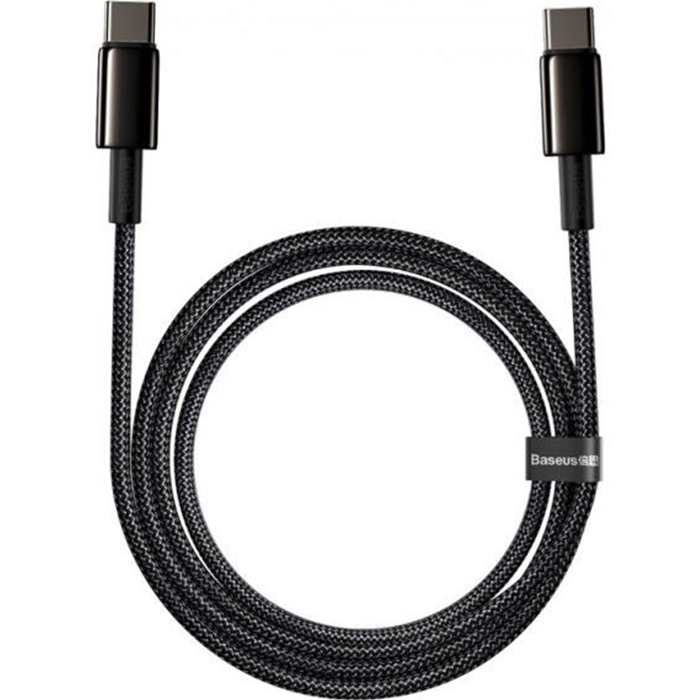 Кабель BASEUS 100W USB Type-C to USB Type-C 2 м CATWJ-A01 Black (947514)