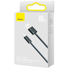 Кабель BASEUS USB - USB Type-C 2 м Dynamic Series Grey (CALD000716)