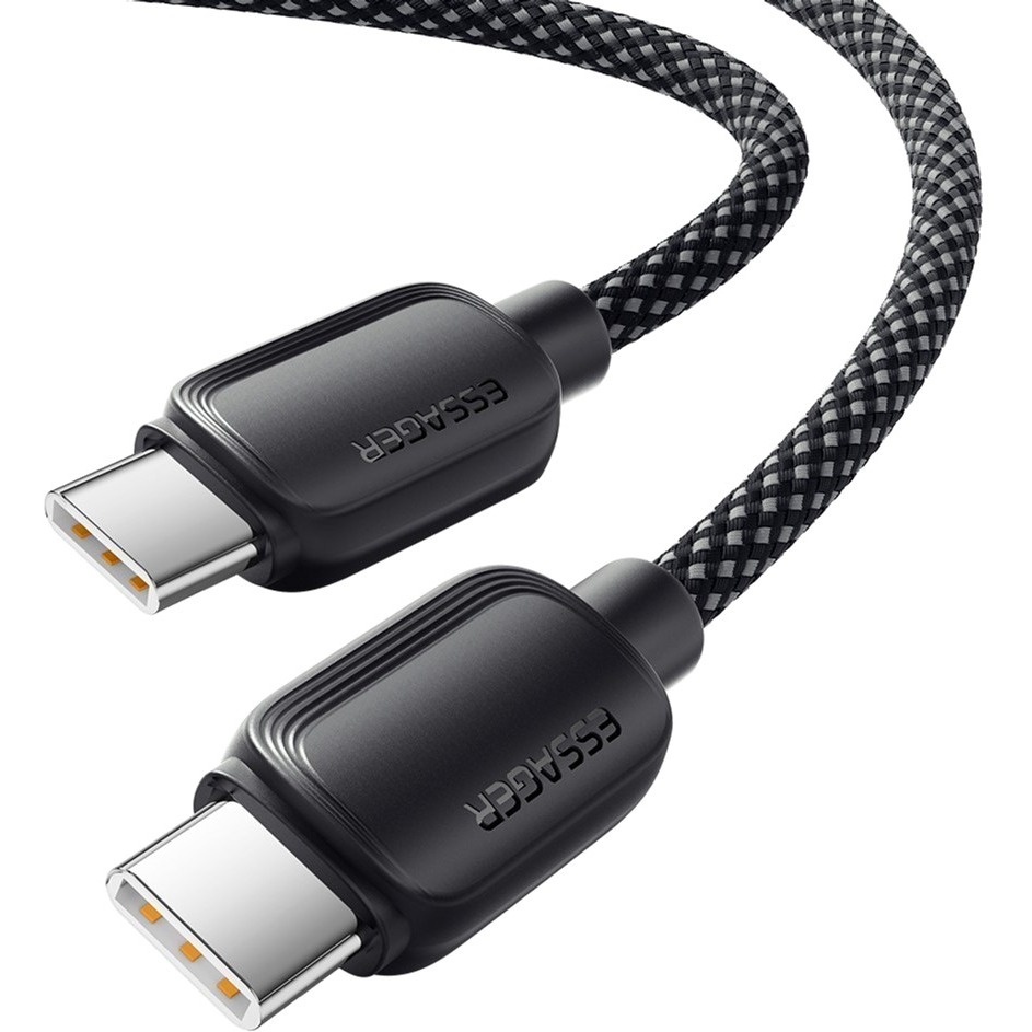 Кабель ESSAGER USB-C - USB-C 100W 3.0 м Black (EXCTT1-WLC01-P) Тип USB Type-С - USB Type-С