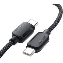Кабель ESSAGER USB-C - USB-C 100W 3.0 м Black (EXCTT1-WLC01-P)