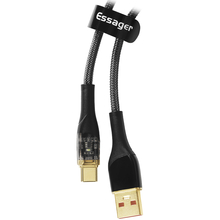 Кабель ESSAGER USB 2.0 AM - USB-C 2.0 м 7A Black (EXCT-XJA01-P)