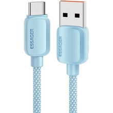 Кабель ESSAGER USB 2.0 AM - USB-C 100W 2.0 м Blue (EXC7A-WLA03-P)