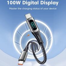 Кабель ESSAGER USB Type-C - USB Type-C 100W 2 м Black (ES-XCTT1-YDA01)