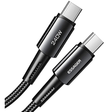 Кабель ESSAGER USB Type-C - USB Type-C 240W 1 м Black (EXCTT3-CG0G-P)