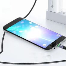 Кабель ESSAGER USB - USB Type-C 2 м Black (EXCT-XGA0G)