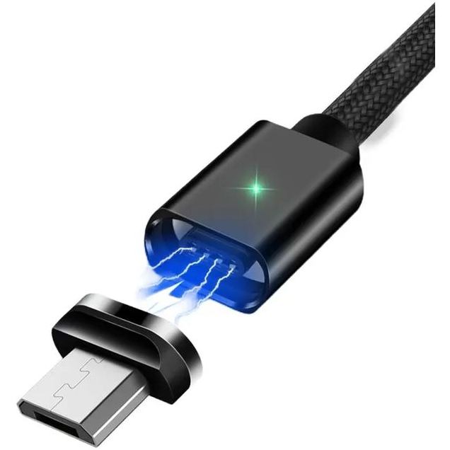 Кабель ESSAGER Magnetic USB - micro-USB 1 м Black (EXCCXM-ML01) Тип USB - micro-USB
