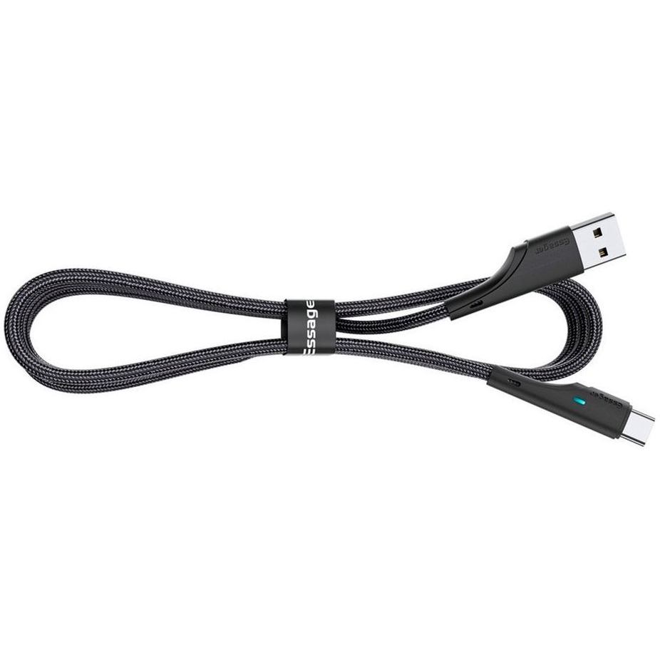 Кабель ESSAGER USB - USB Type-C 3 м Black (EXCT-LSC01) Тип USB - USB Type-С