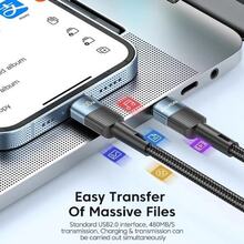 Кабель ESSAGER USB Type-C - USB Type-C 100W 2 м Blue (EXCTT1-XCA03)