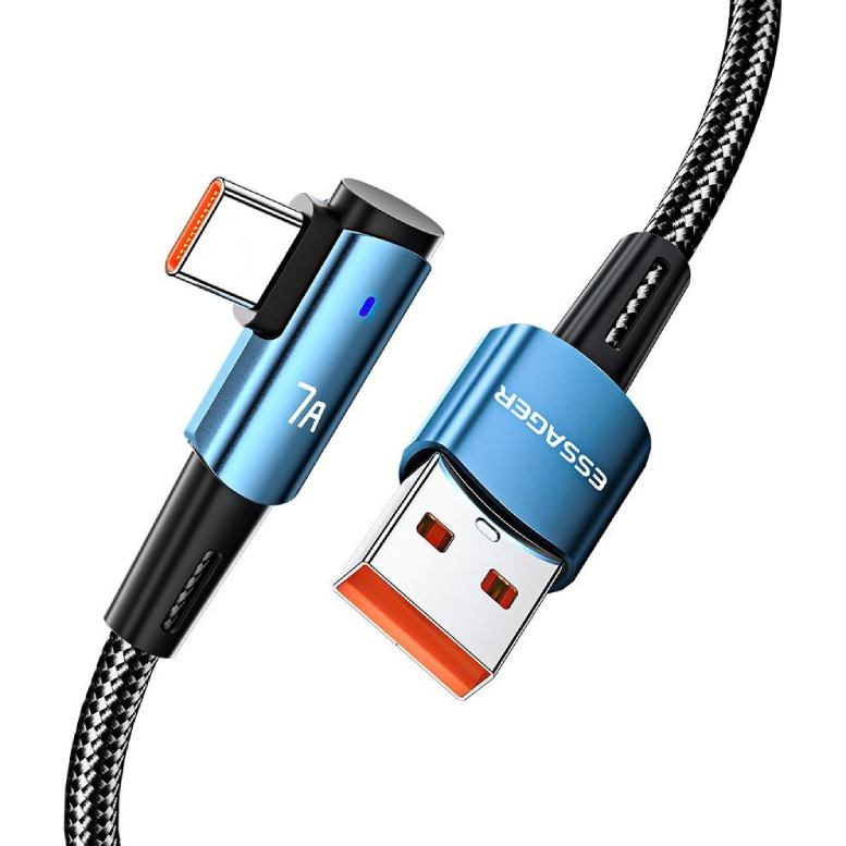 Кабель ESSAGER USB - USB Type-C 100W 2 м Blue (EXCWT7A-CGA03-P)