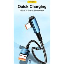 Кабель ESSAGER USB - USB Type-C 100W 2 м Blue (EXCWT7A-CGA03-P)