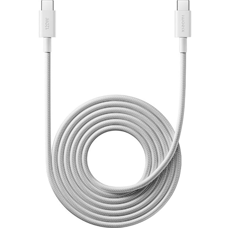 Кабель XIAOMI Braided USB Type-C - USB Type-C 6A 2 м White (BHR087AGL)