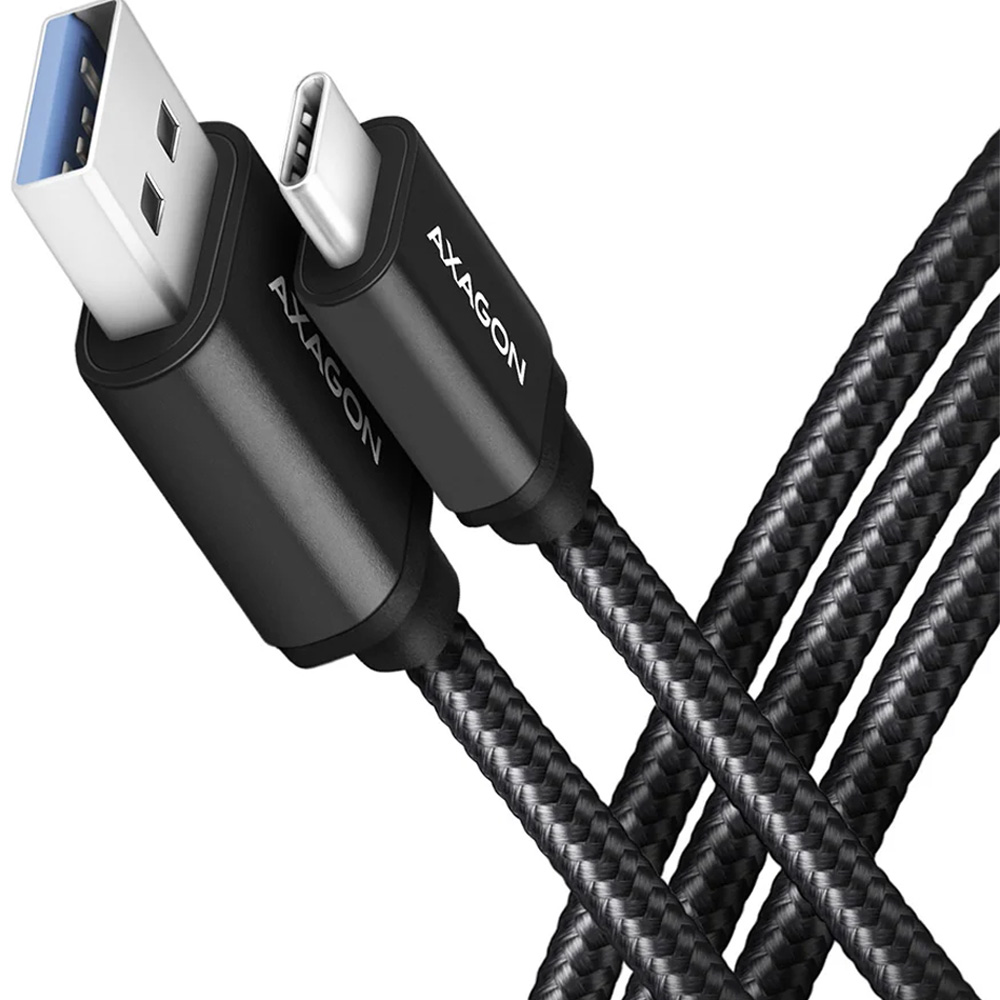 Кабель AXAGON USB Type-C - USB 3.2 1M Black (BUCM3-AM10AB)