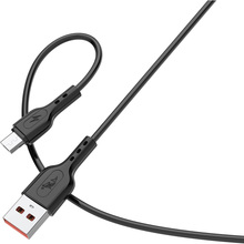 Кабель SKYDOLPHIN S66V USB - micro USB 1 м Black (SDUSB-000652)