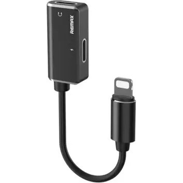 Адаптер REMAX RL-LA02i Enjoy 2in1 Lightning-2 Lightning 12см Black (6954851297994)