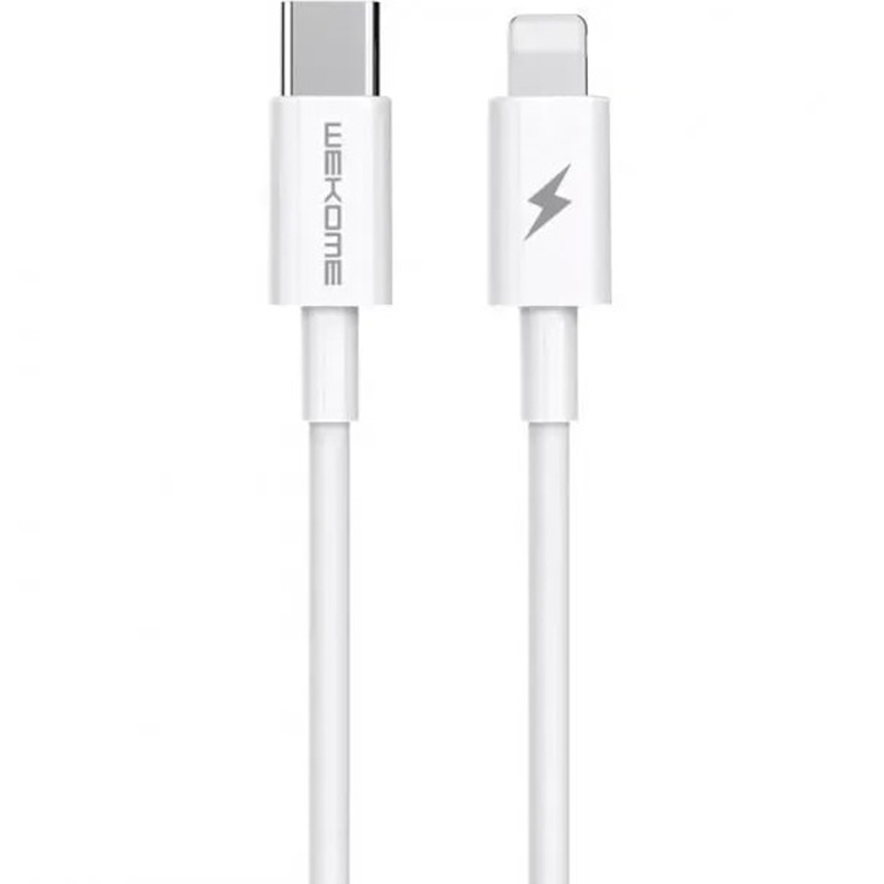 Кабель WK WDC-168 USB Type-C - Lightning M/M 1 м 20W White (6941027631652)