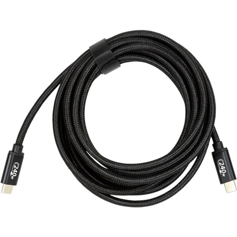 Кабель SAN GUAN USB Type-C - USB Type-C M/M PD 240W 3 м Black (CA914128) Довжина 3