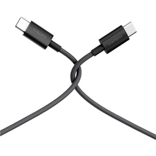 Кабель CUKTECH Type-C to Type-C Braided 3A 60W 1.5m Light Grey CTC315P (CKCTC315PCHG)