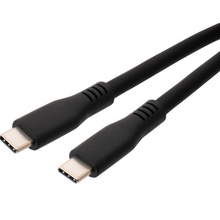 Кабель VINGA USB Type-C - USB Type-C 2.0m UBS3.2 Gen2 10G 240W Chip Silicon Black (VCPDCCC3242SB)