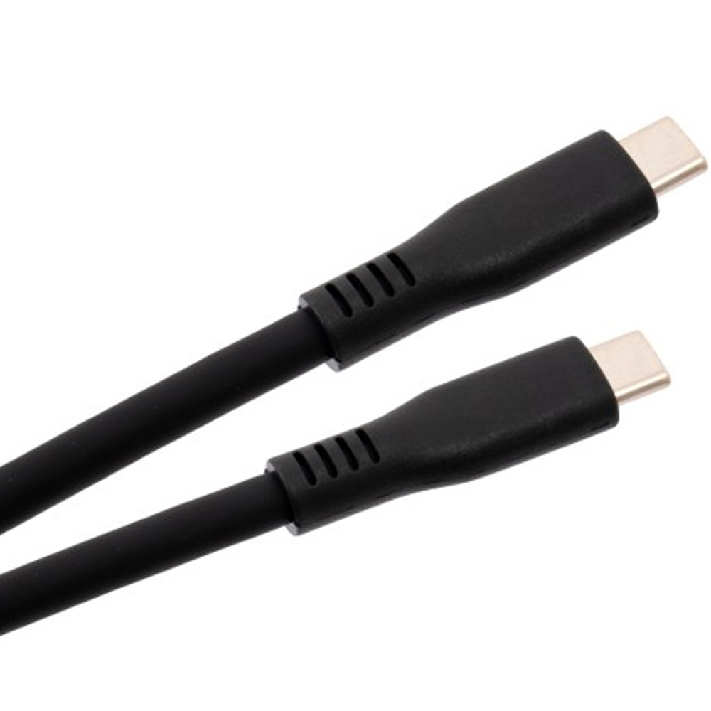 Кабель VINGA USB Type-C - USB Type-C 2.0m UBS3.2 Gen2 10G 240W Chip Silicon Black (VCPDCCC3242SB) Тип USB Type-С - USB Type-С