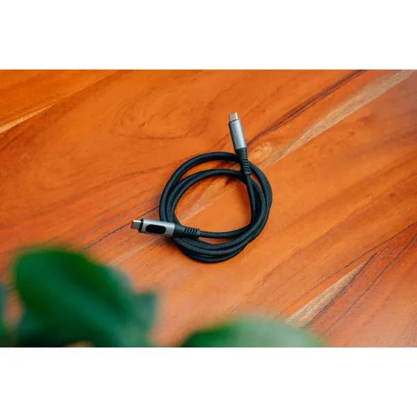 Фото 4 Кабель VERBATIM USB-C to USB-C 1.2m with display 240W Black (31849)