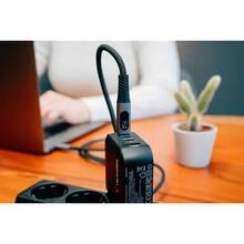 Кабель VERBATIM USB-C to USB-C 1.2m with display 240W Black (31849)