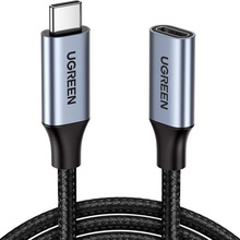 Кабель UGREEN USB Type-C - USB Type-C M/F 0.5m 5A USB 3.1 Gen2 10Gbps Вlack (80810)
