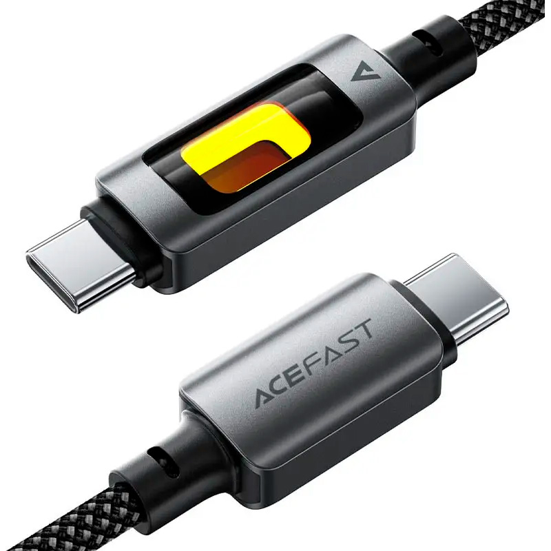 Кабель ACEFAST USB 2.0 AM to USB-C 1.2 м Black (6974316284673) Тип USB - USB Type-С